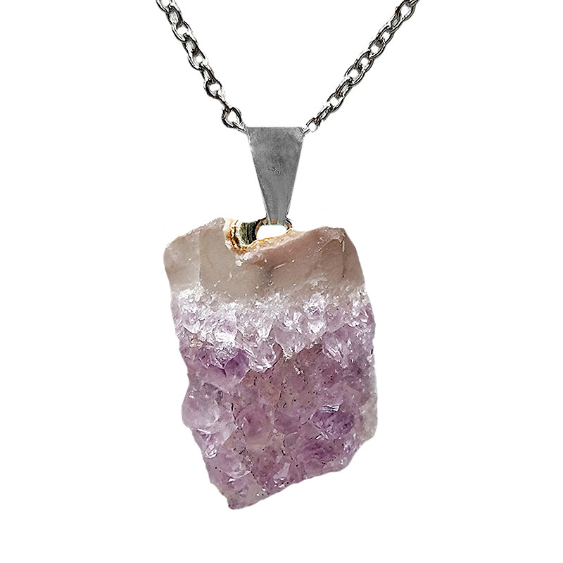 گردنبند دخترانه مدل آمیتیست کد 11-143