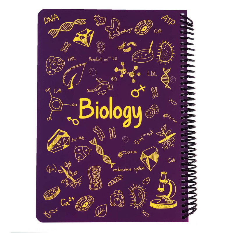 دفتر 100 برگ دات نوت مدل زیست کد 01