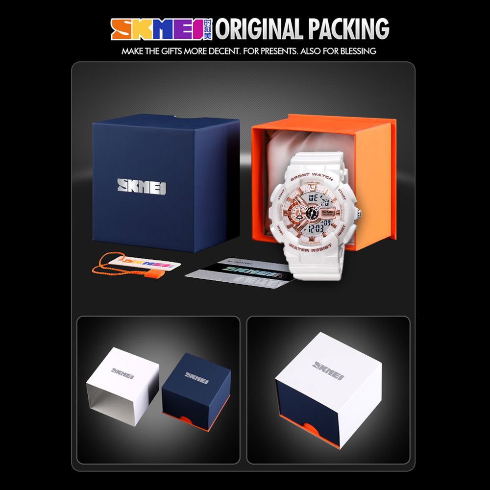 ساعت مچی دیجیتال اسکمی مدل 1688W -  - 6