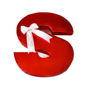 جعبه هدیه مدل جعبه حروف انگلیسی حرف S
