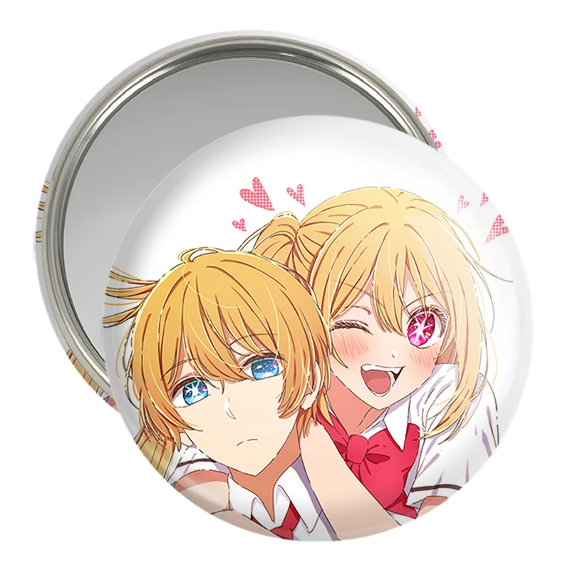 آینه جیبی خندالو مدل آکوا و روبی انیمه اوشی نو کو کد 31225