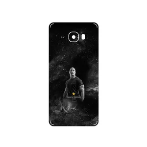 MAHOOT Dwayne Johnson Cover Sticker for Samsung Galaxy C7