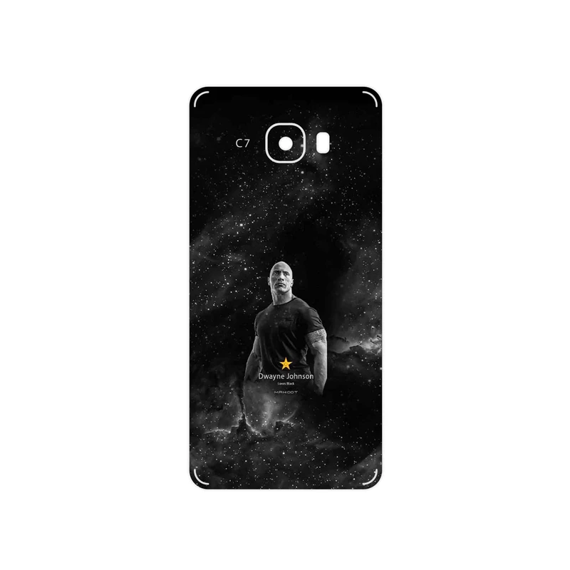 برچسب پوششی ماهوت مدل Dwayne Johnson مناسب برای گوشی موبایل سامسونگ Galaxy C7