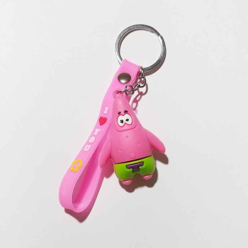 جاکلیدی دخترانه مدل سیلیکونی باب اسفنجی و پاتریک کد 45 مجموعه 2 عددی