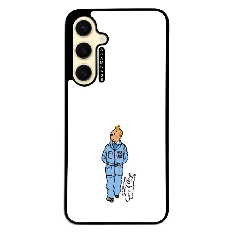 کاور آکام مدل AMC-WSGS24FE-TINTIN-13 مناسب برای گوشی موبایل سامسونگ Galaxy S24 FE