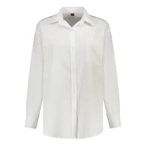 شومیز آستین بلند یقه برگردان زنانه مدل ساده