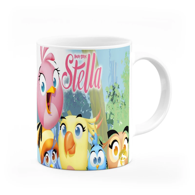 ماگ هومرو طرح انیمیشن پرندگان خشمگین The Angry Birds مدل MG3224