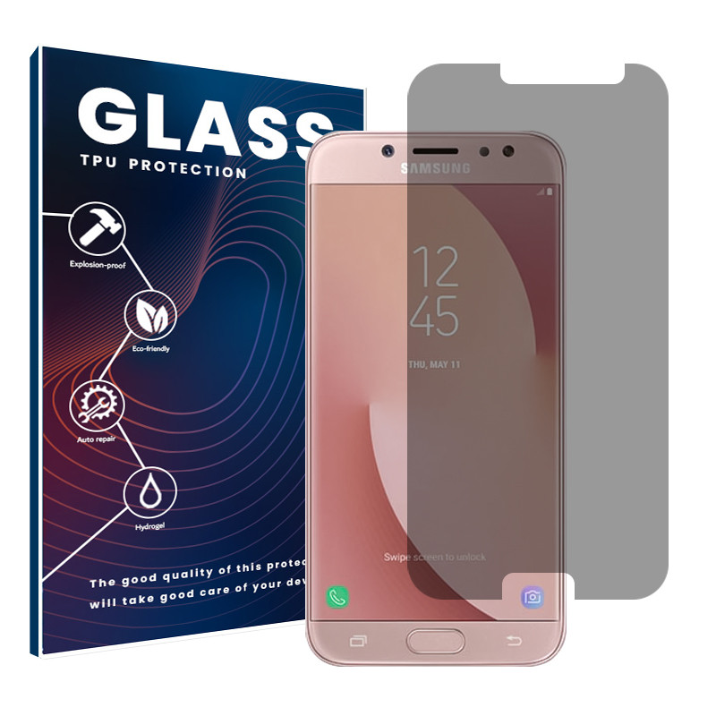 محافظ صفحه نمایش حریم شخصی گلس مدل Resistant مناسب برای گوشی موبایل سامسونگ Galaxy J7 Pro