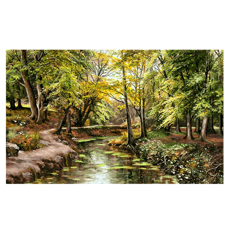 نخ و نقشه تابلوفرش طرح منظره کد 23202