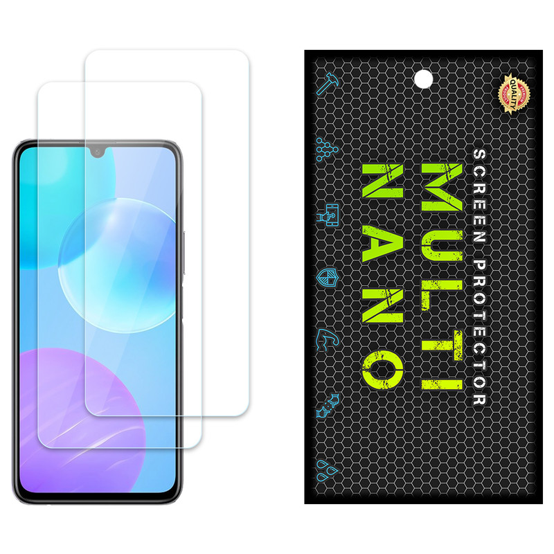 محافظ صفحه نمایش مولتی نانو مدل X-S2N مناسب برای گوشی موبایل آنر 30 Lite بسته دو عددی