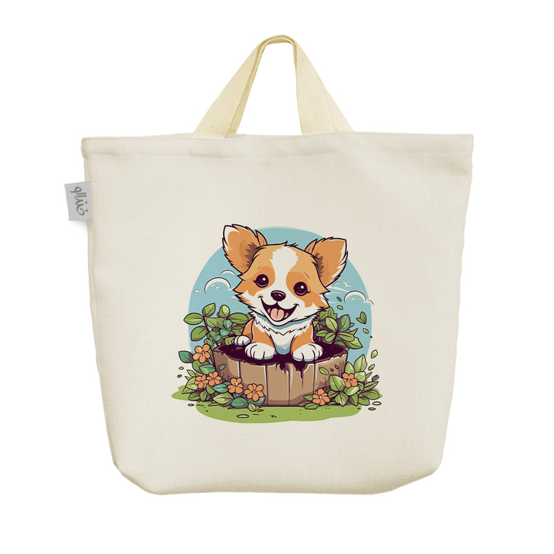 ساک خرید خندالو مدل سگ Dog کد 3524