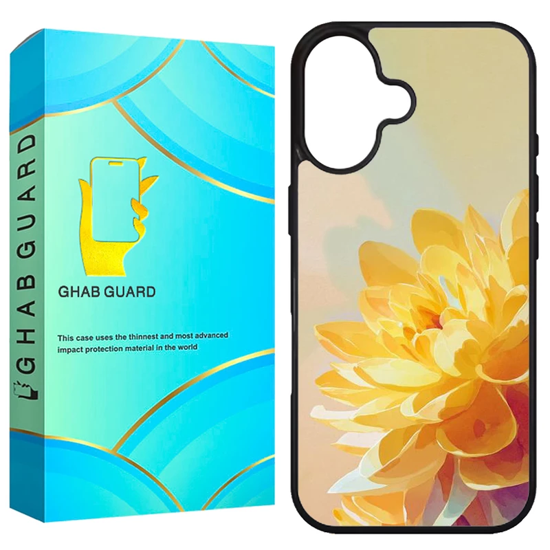 کاور قاب گارد طرح گل مدل G16PL مناسب برای گوشی موبایل اپل iPhone 16 Plus