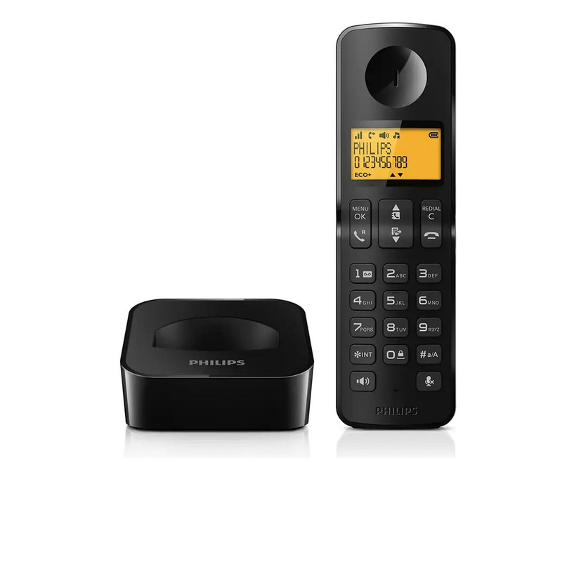 تلفن فیلیپس بی سیم دو گوشی فیلیپس مدل D210 Duo