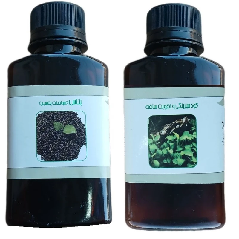 کود مایع پتاس و سبزینگی و تقویت ساقه مدل life drop حجم 110 میلی لیتر