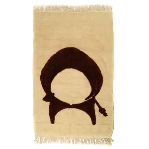   گلیم فرش دستبافت یک متری طرح بزکوهی کد 4101207