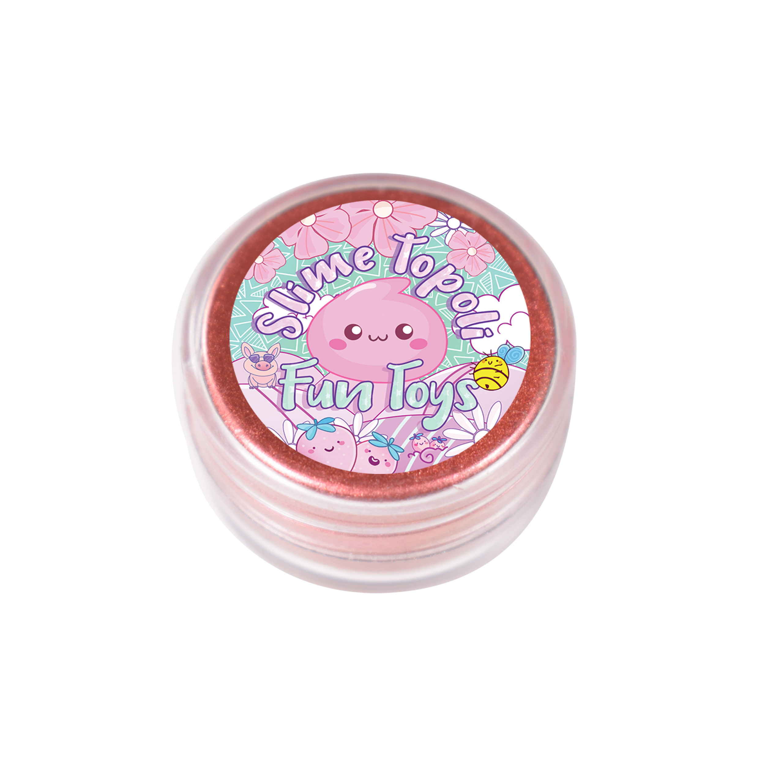 پودر رنگ اسلایم تپلی مدل Metali