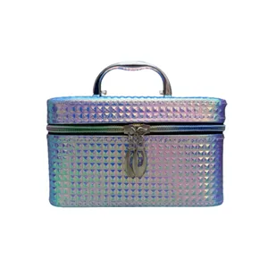 کیف لوازم آرایش زنانه مدل هلوگرامی کد 03