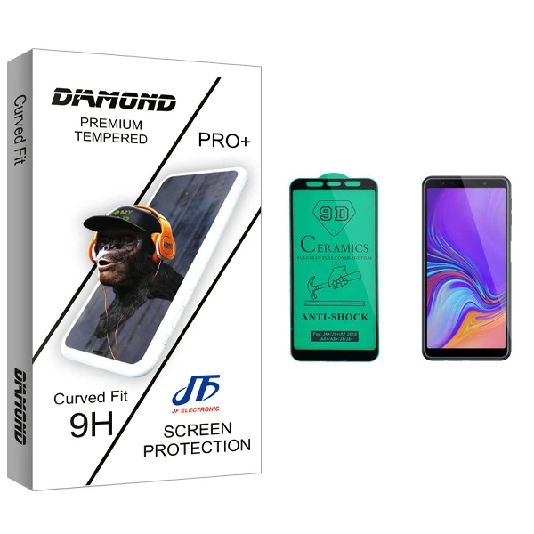 محافظ صفحه نمایش سرامیکی جی اف مدل Diamond glass مناسب برای گوشی موبایل سامسونگ Galaxy A7 2018/A750