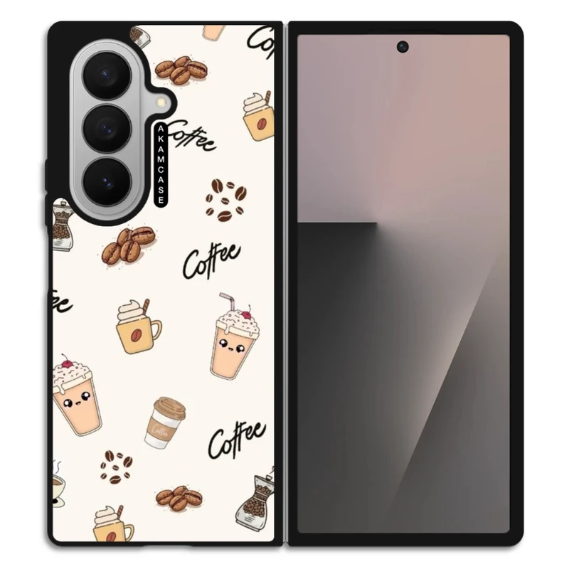 کاور آکام مدل AMC-WSGZFOLD7-COFFEE-5 مناسب برای گوشی موبایل سامسونگ Galaxy Z Fold 7