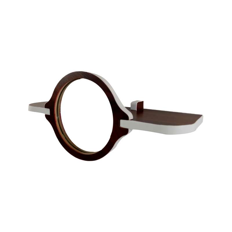 شلف دیواری مدل آینه دار کد 001