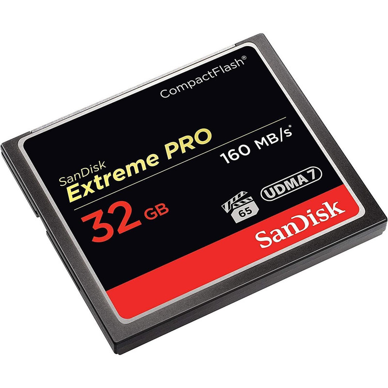 کارت حافظه CompactFlash سن دیسک مدل Extreme Pro سرعت 160MBps ظرفیت 32 گیگابایت