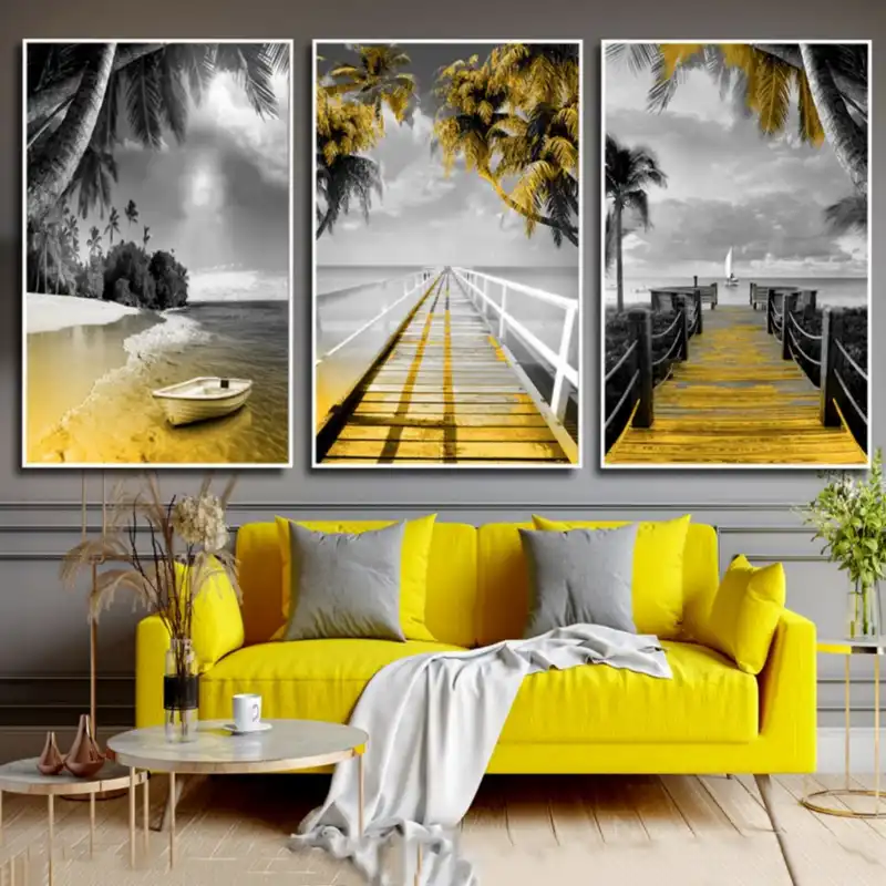 تابلو مدل دکوراتیو کد 4140 مجموعه 3 عددی