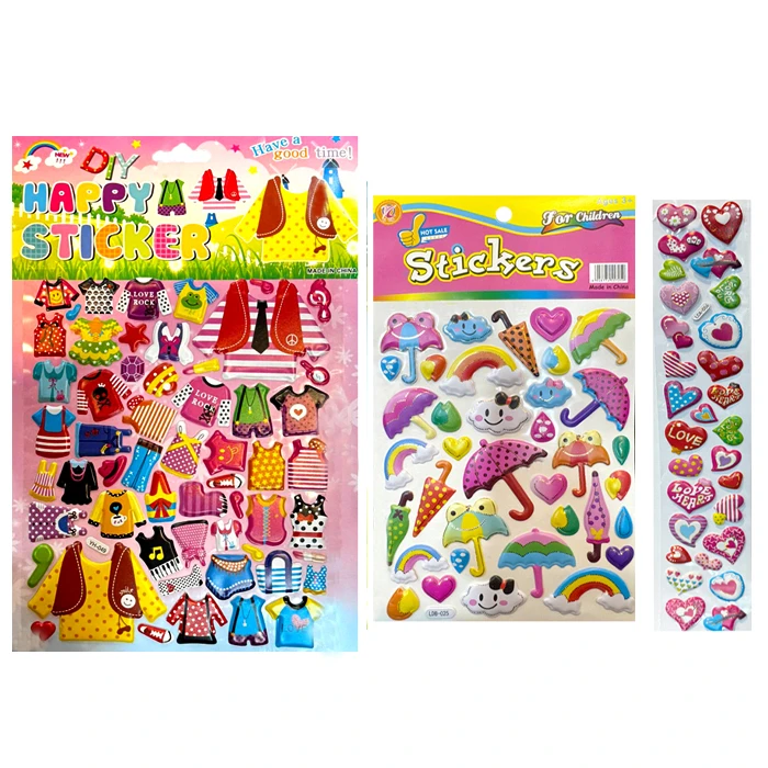 برچسب مدل فانتزی بسته 3 عددی کد 7787