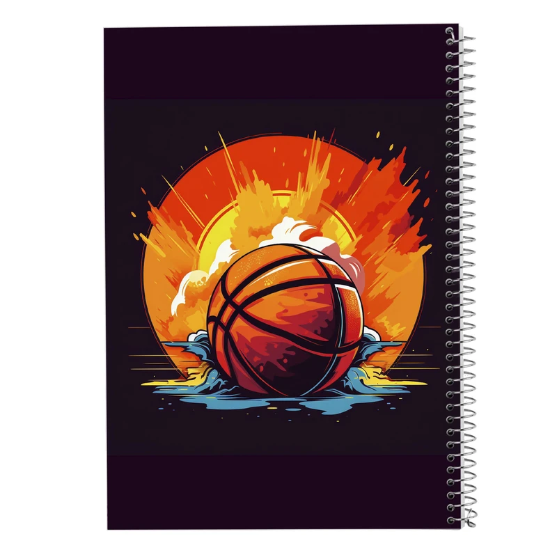دفتر ژورنال نویسی 50 برگ مدوپد مدل نقطه ای طرح Slam Dunk کد DF2762