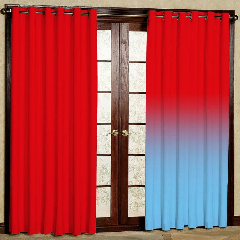 پرده مدل ساده رنگی مخمل پانچی کد 1995ab سایز 200x140 سانتی متر