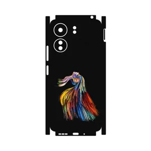 MAHOOT Rainbow Hair Digital Art-FullSkin Cover Sticker for Xiaomi Redmi 13C