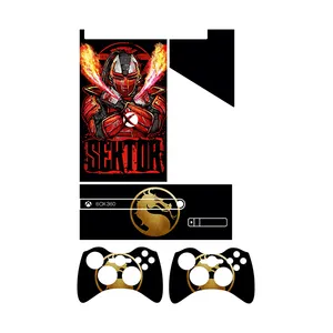 برچسب ایکس باکس 360 سوپر اسلیم توییجین وموییجین مدل Sektor 01 مجموعه 5 عددی