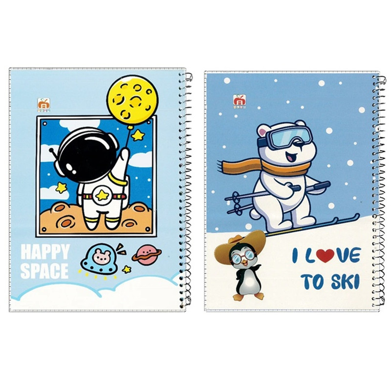 دفتر مشق 40 برگ نهال طرح پسرانه مدل 4036 بسته 2 عددی