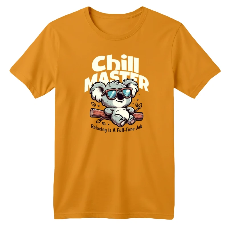 تی‌شرت آستین کوتاه لانگ بچگانه مدل کوالا و درخت