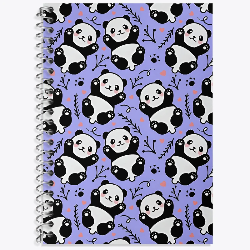 دفتر نت موسیقی 50 برگ خندالو طرح پترن پاندا کد N4894