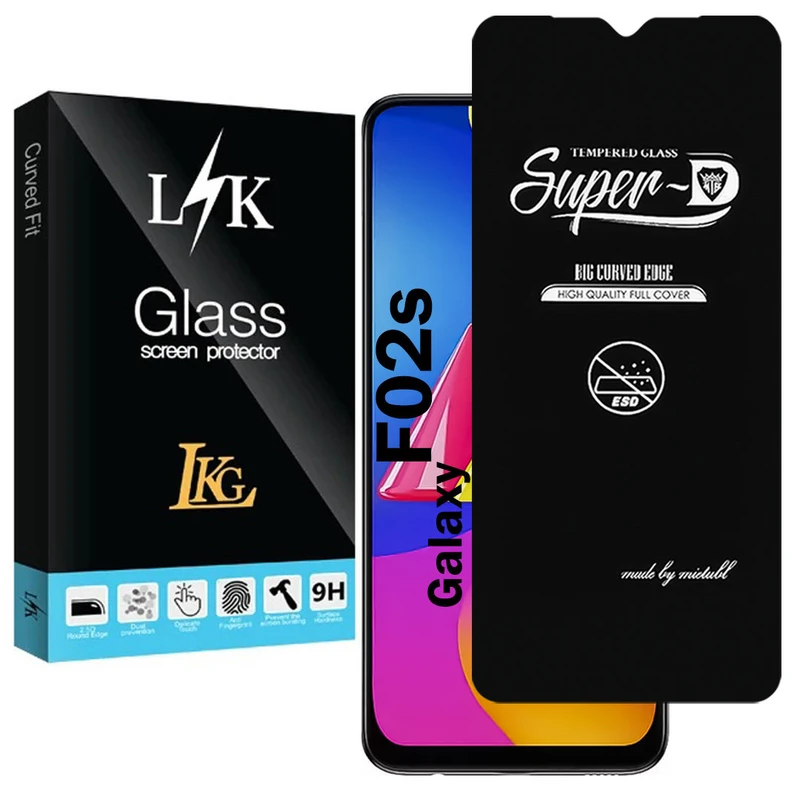 محافظ صفحه نمایش شیشه ای ال کا جی مدل SupD-Lk مناسب برای گوشی موبایل سامسونگ Galaxy F02s