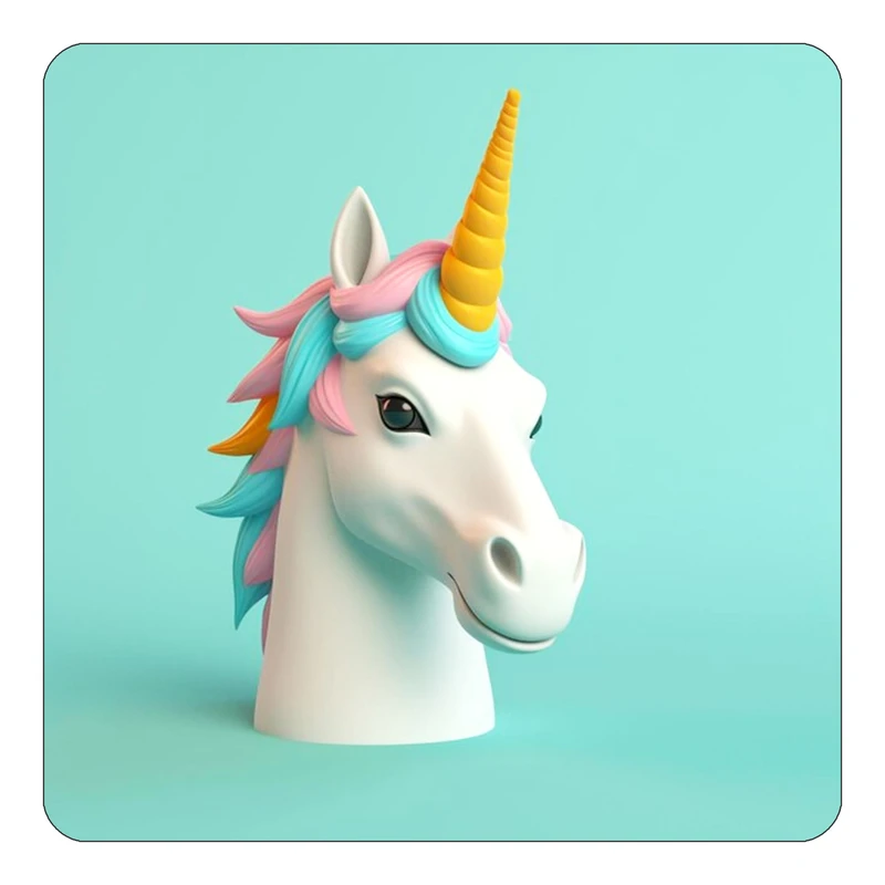 مگنت کاکتی طرح اسب تک شاخ و یونیکورن مدل mp29138