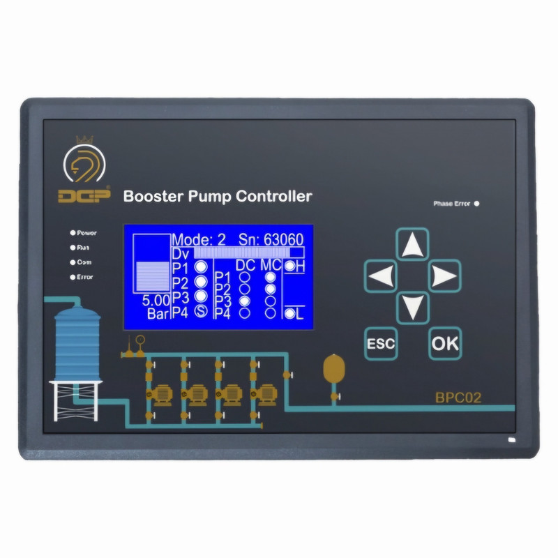 کنترلر بوستر پمپ دی جی پی مدل bcp02 کنترلر بوستر پمپ دی جی پی مدل bcp02