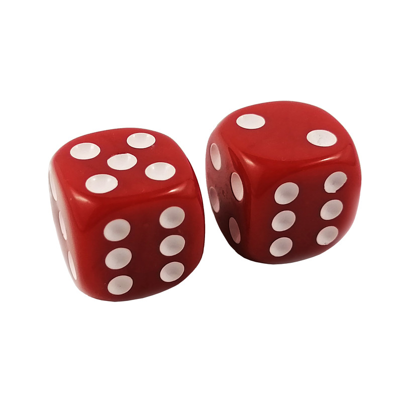 تاس بازی مدل Round Dice کد ATY-44 بسته 2 عددی