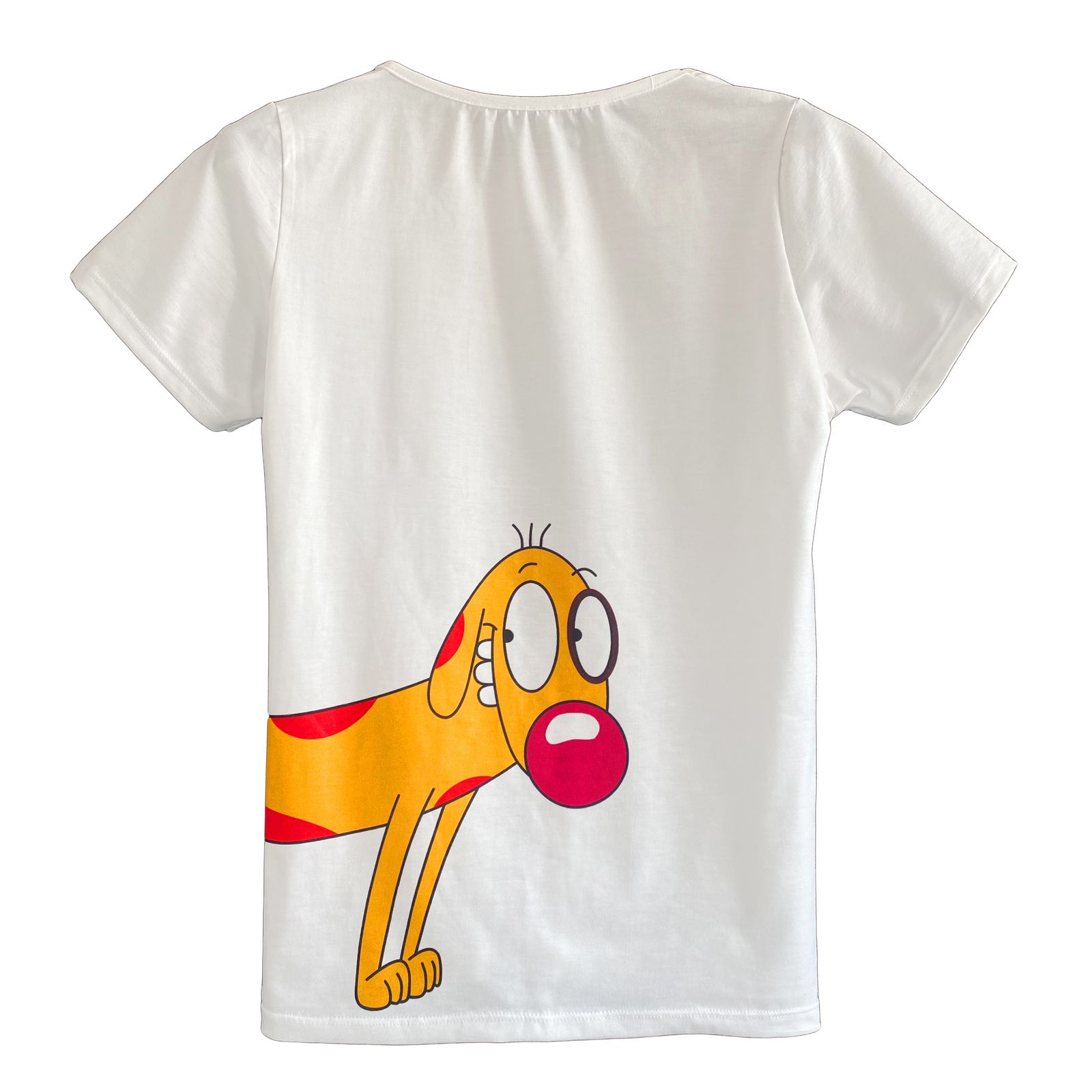 تی شرت زنانه مدل گربه سگ -  - 2