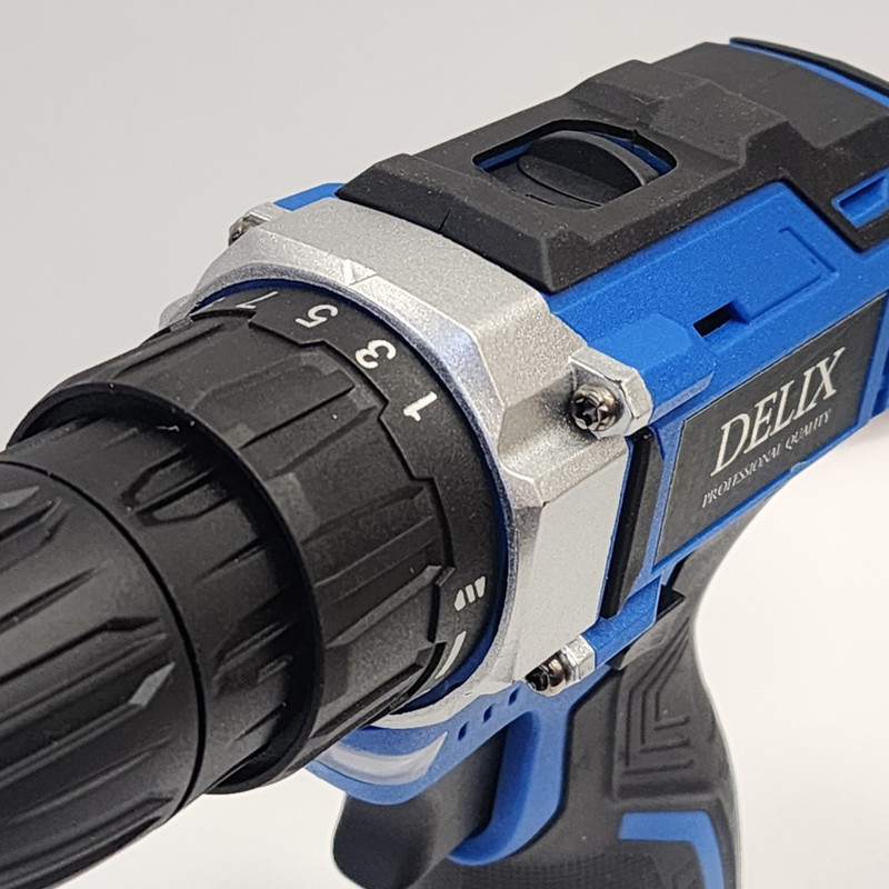 مجموعه 30 عددی دریل پیچ گوشتی شارژی دلیکس مدل BLUE18V