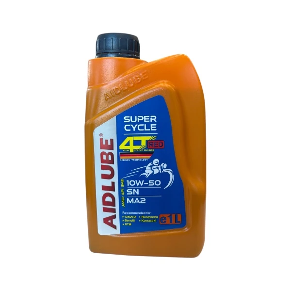 روغن موتور سیکلت تمام سنتتیک آیدلوب مدل SN 10W-50 حجم 1 لیتر