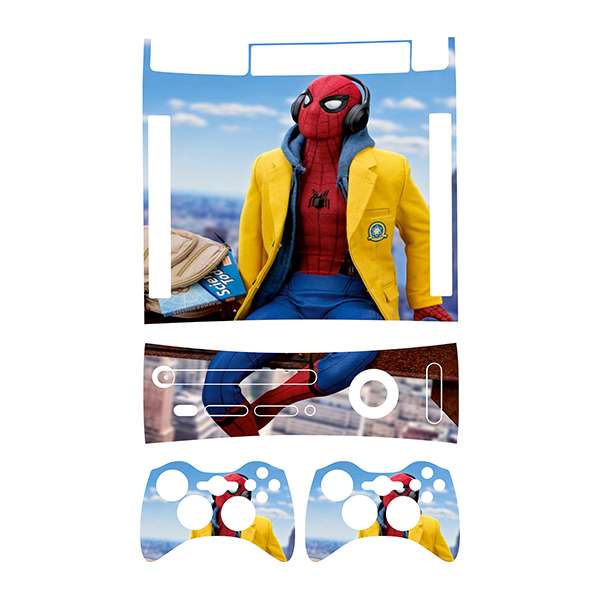 برچسب ایکس باکس 360 توییجین وموییجین مدل آرکید Spiderman 17 مجموعه 4 عددی