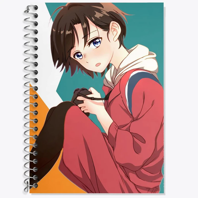 دفتر زبان 50 برگ خندالو مدل سه خط طرح یوزورو نیشیمیا انیمه سایلنت ویس A Silent Voice کد 15813