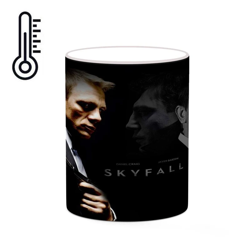 ماگ حرارتی کاکتی طرح دنیل کریگ Daniel Craig مدل mgh25749