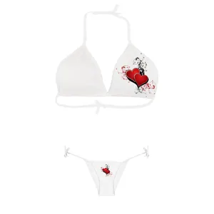 ست شورت و سوتین زنانه مدل قلب کد 117 AA