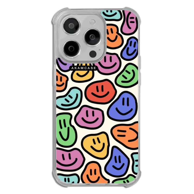 کاور آکام مدل AMCWTA14PRO-HAPPY FACE2 مناسب برای گوشی موبایل اپل iPhone 14 Pro