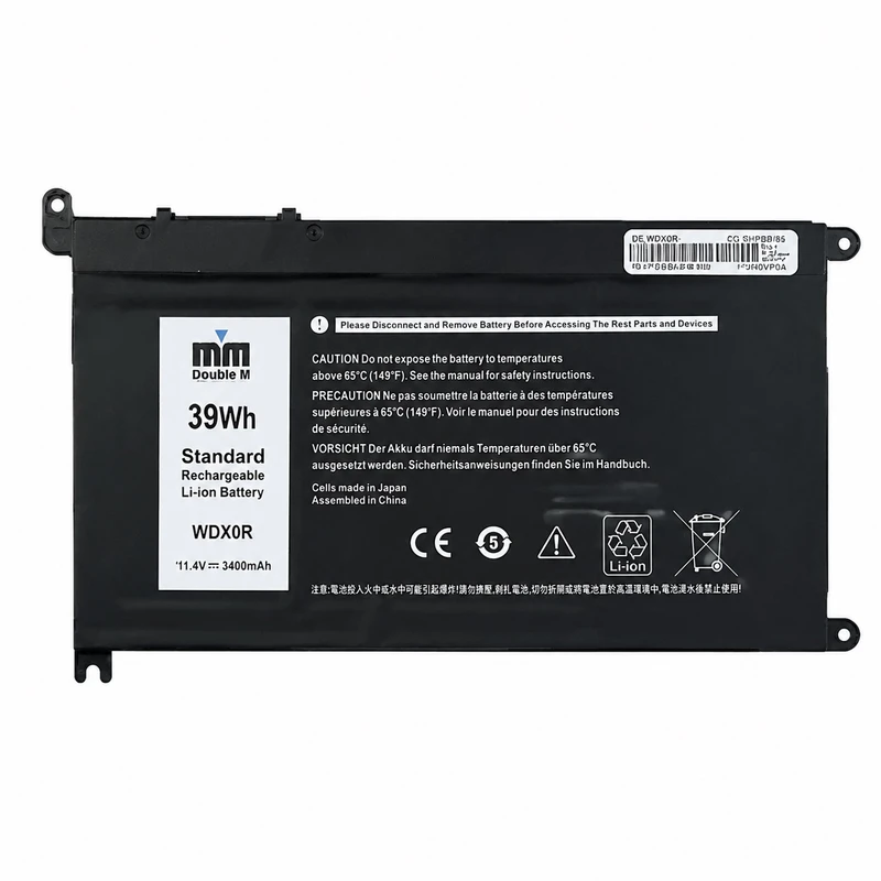 باتری لپ‌تاپ 4 سلولی مدل WDXOR مناسب برای لپ تاپ Inspiron 5567