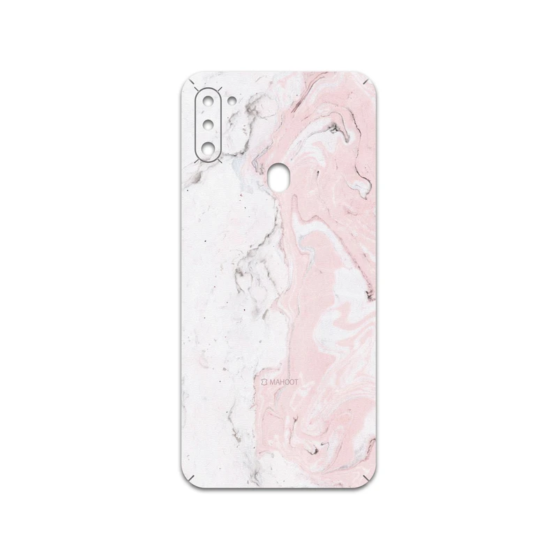 برچسب پوششی ماهوت مدل Blanco-Pink-Marble مناسب برای گوشی موبایل سامسونگ Galaxy A11