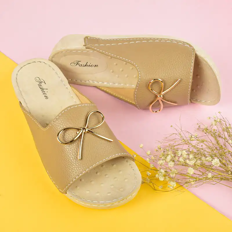 دمپایی زنانه نیکتا مدل پاپیون کد NCF.4040