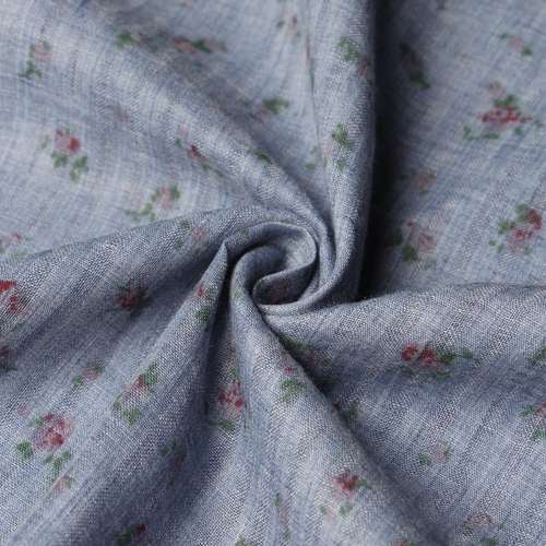 پارچه لباس مدل لینن گل ریز